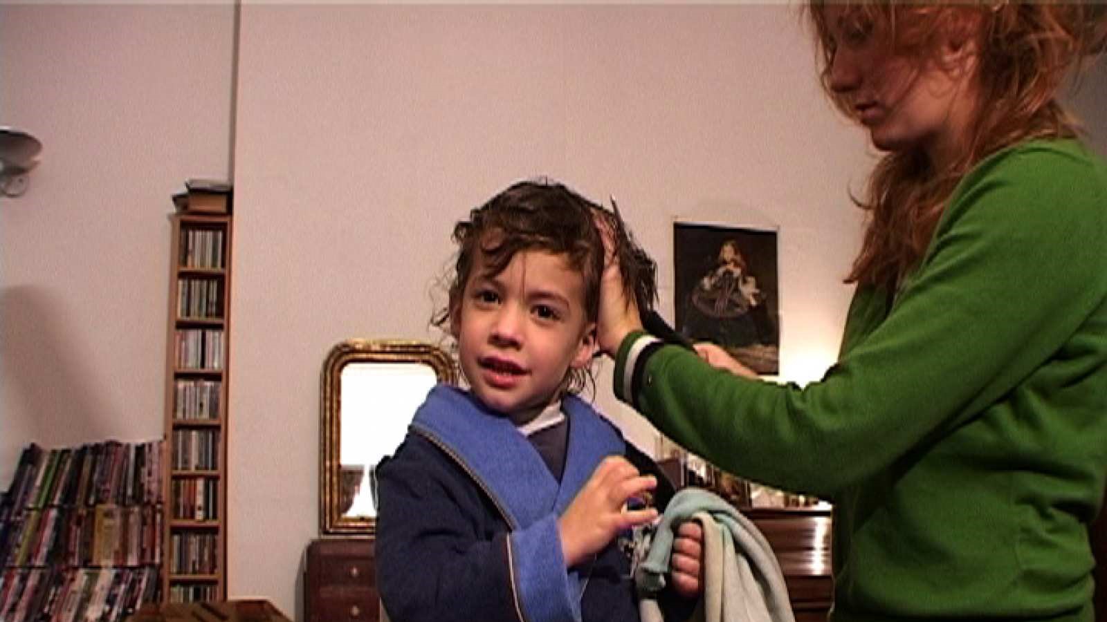 Les cheveux coupés