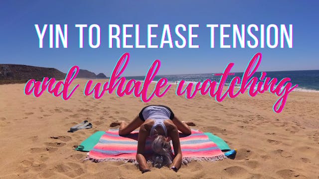 Yin for Tension Release and Whale Watching (50 min yin practice)