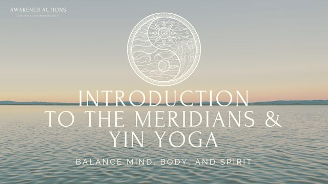 Introduction to Meridians and Yin Yoga