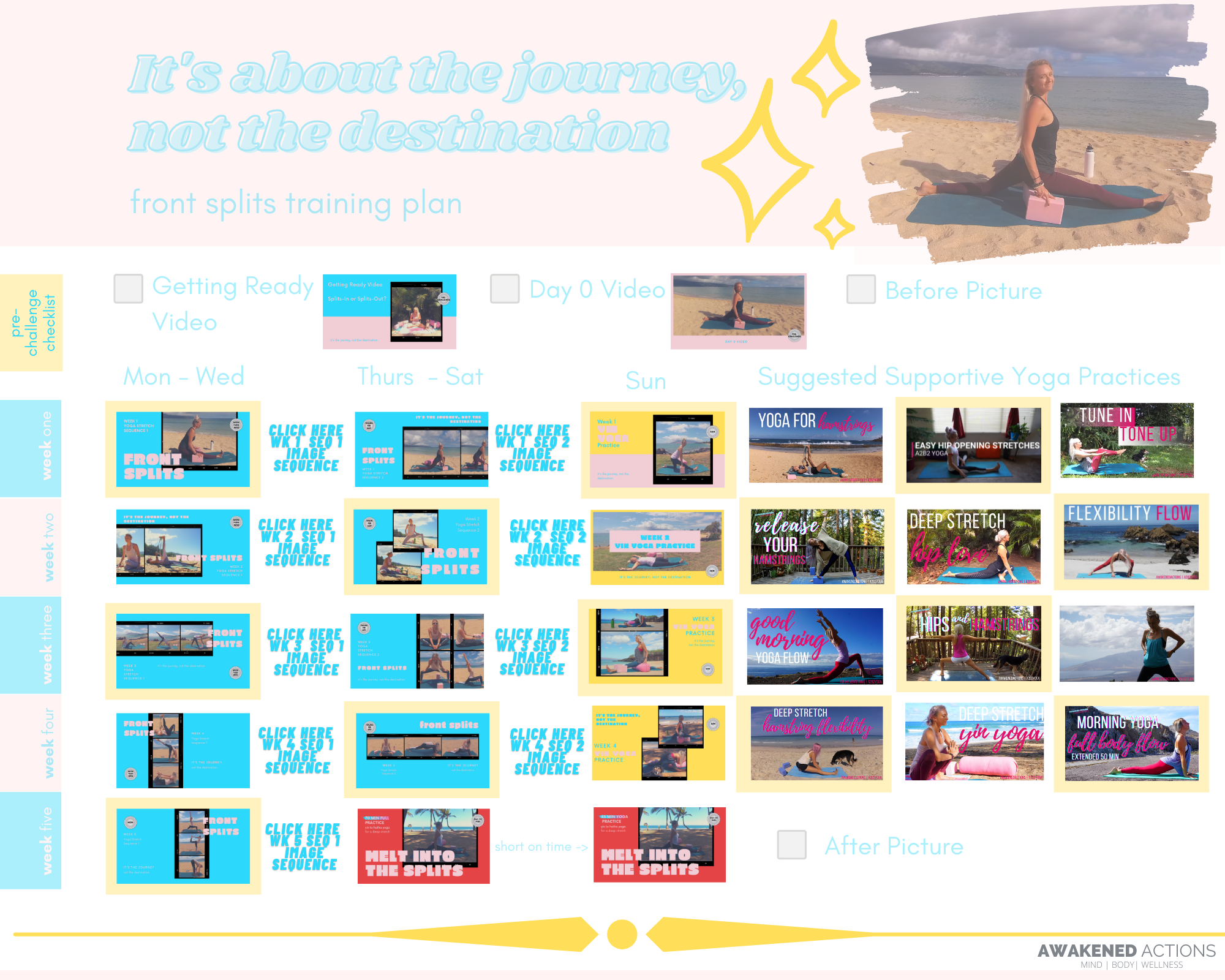 Front Splits in 30 Training Plan PDF