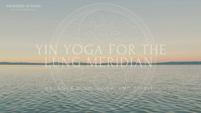 Yin Yoga for the Lung Meridian