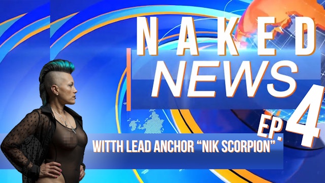 Naked News Tuesday 4  *SPECIAL REPORT AGAIN* with Nik Scorpion