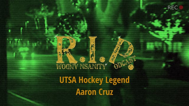 utsa hockey legend aron cruz