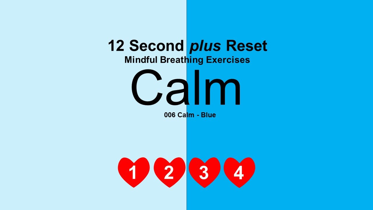 Calm - Blue - Mindful Breathing