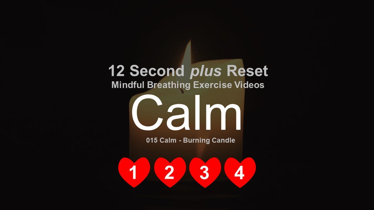 Calm – Candle Burning – 4-4-4 Breathing
