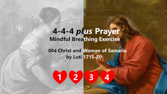 Christ and Woman of Samaria 4-4-4 plus Prayer