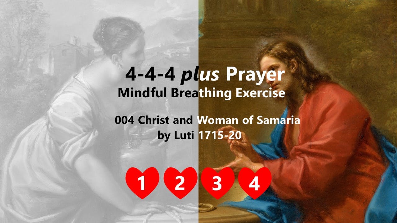 Christ and Woman of Samaria 4-4-4 plus Prayer