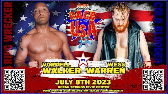 Vordell Walker vs Wess Warren