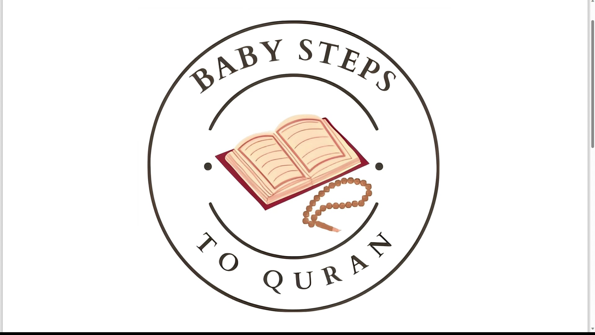 BABY STEPS TO QURAN ONLINE SERIES Video