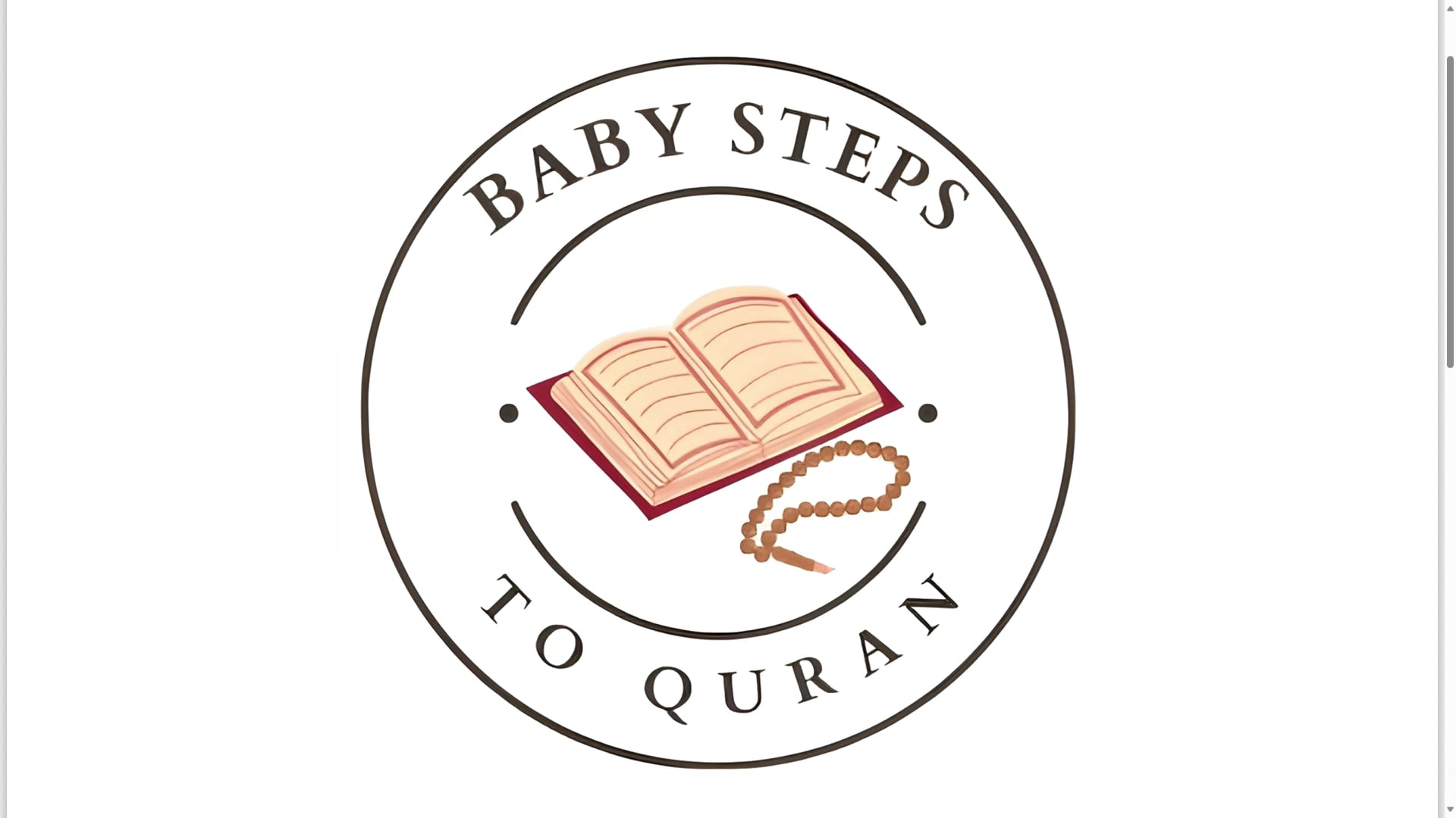 BABY STEPS TO QURAN ONLINE SERIES Video