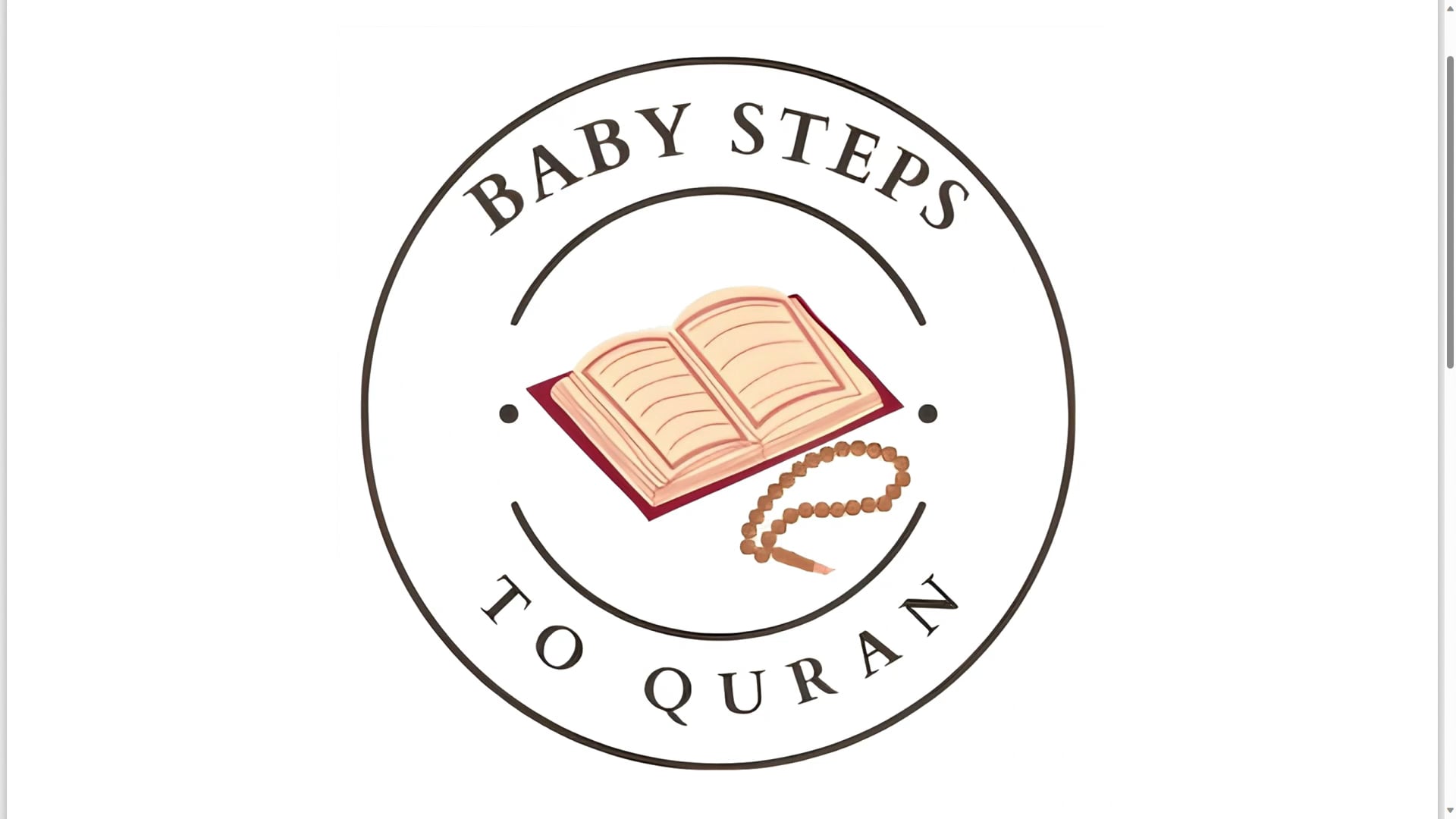 BABY STEPS TO QURAN ONLINE SERIES Video