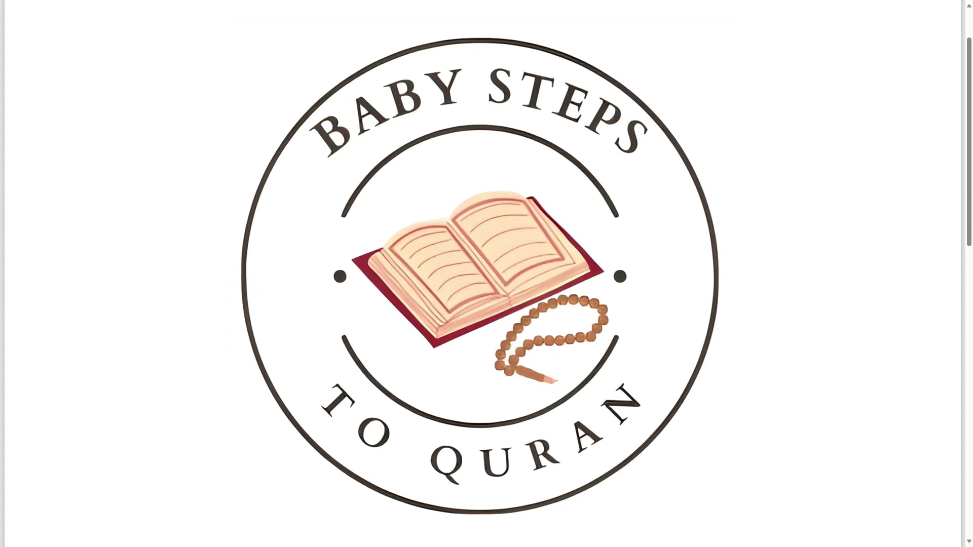 BABY STEPS TO QURAN ONLINE SERIES Video