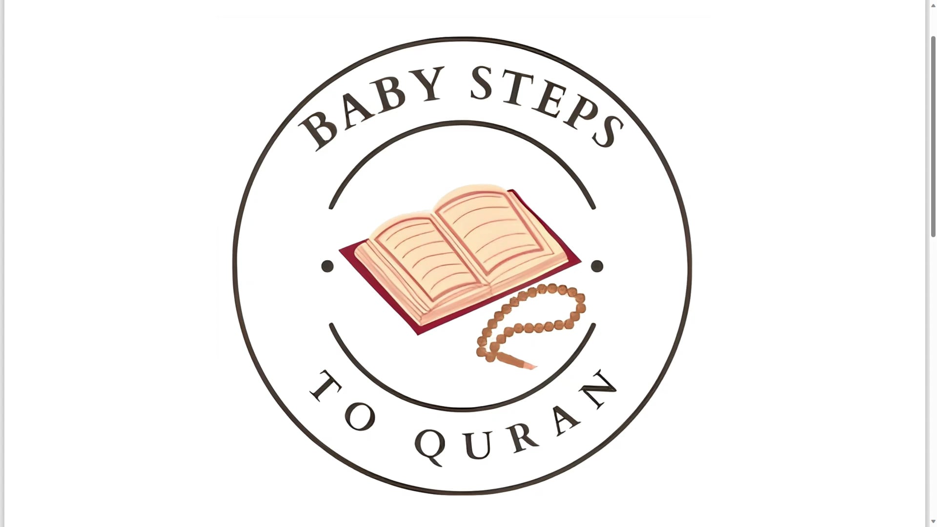 BABY STEPS TO QURAN ONLINE SERIES Video