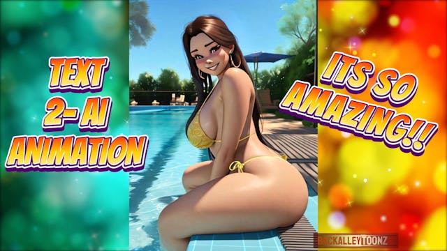 Sexy Text to ai Animation with the curviest eye candy models