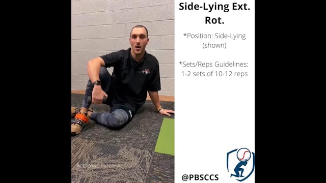 Exercise: Side-lying External 