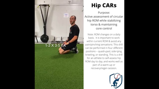 Hip mobility program - Exercise 1- CAR’S