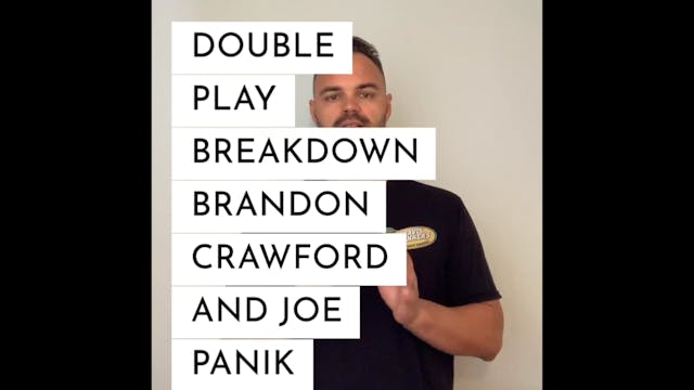 DEFENSE: Double play breakdown Brando...