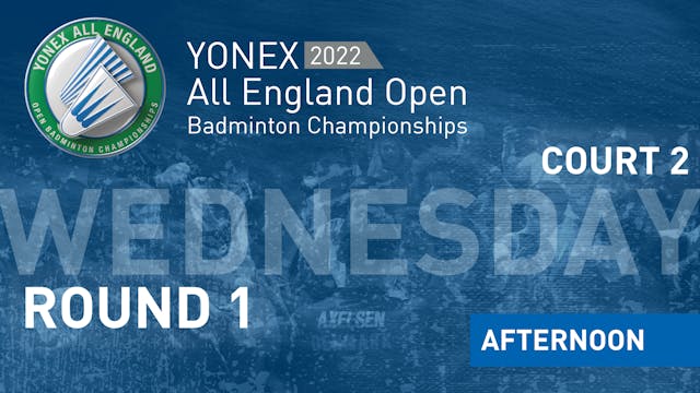 YAE2022 | Wednesday 16th March | Court 2 | Afternoon