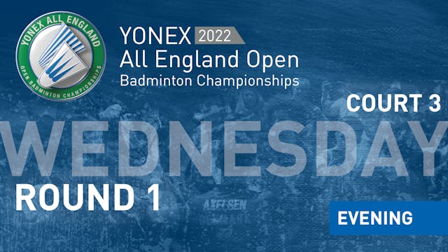 YAE2022 | Wednesday 16th March | Court 3 | Evening