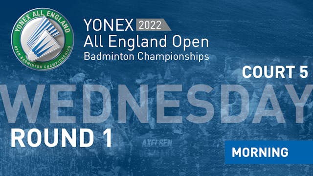 YAE2022 | Wednesday 16th March | Court 5 | Morning