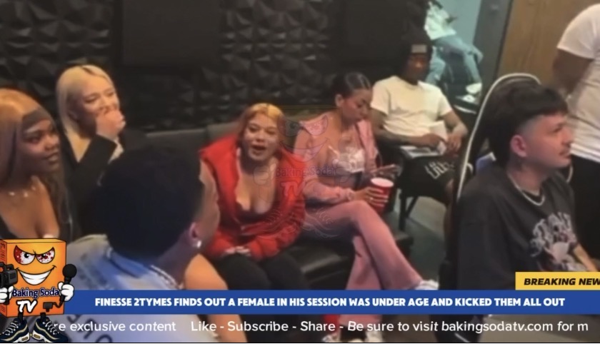 Finesse 2Tymes encounters under age female in his studio session