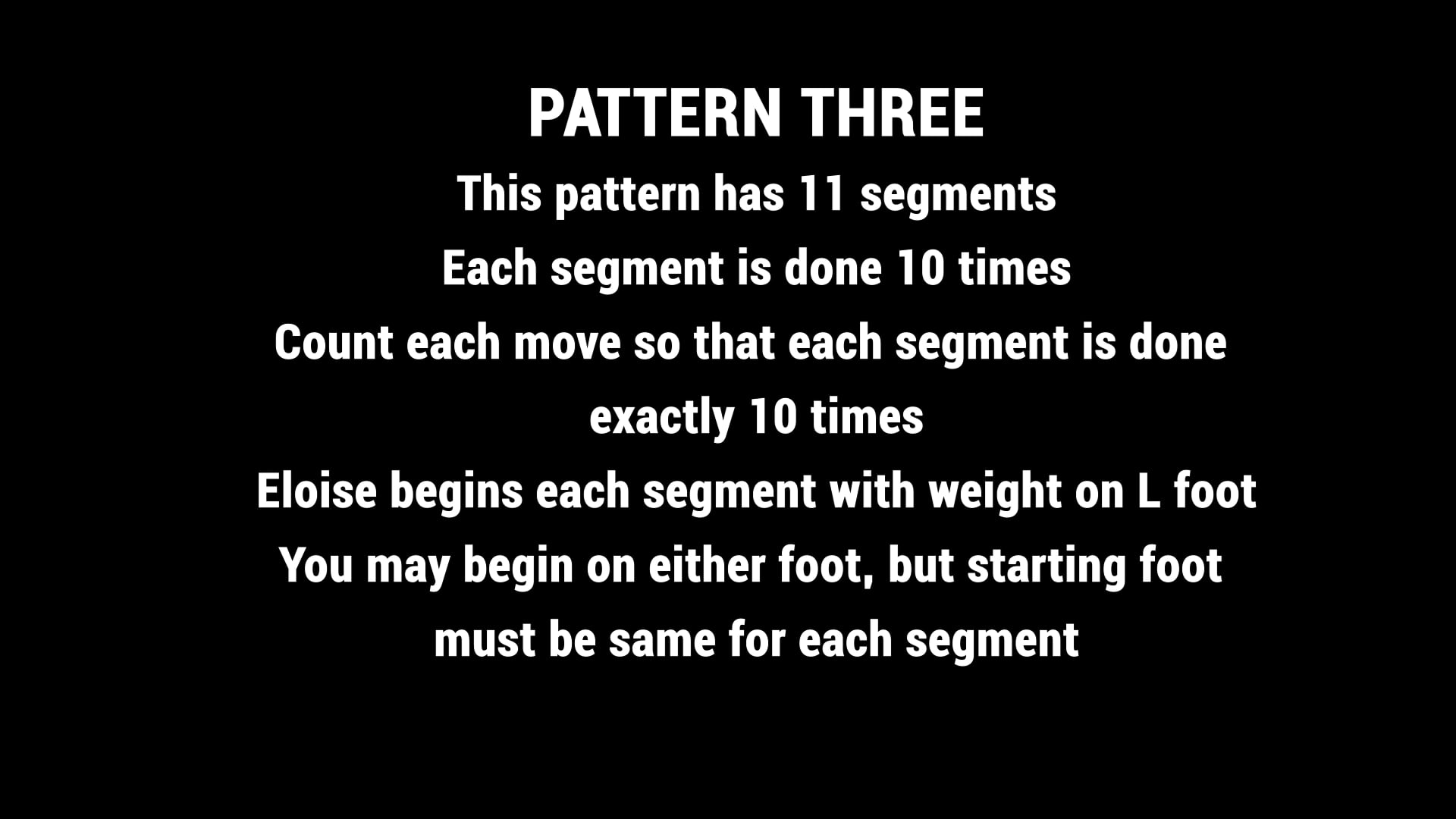 Cluster Ten Pattern Three