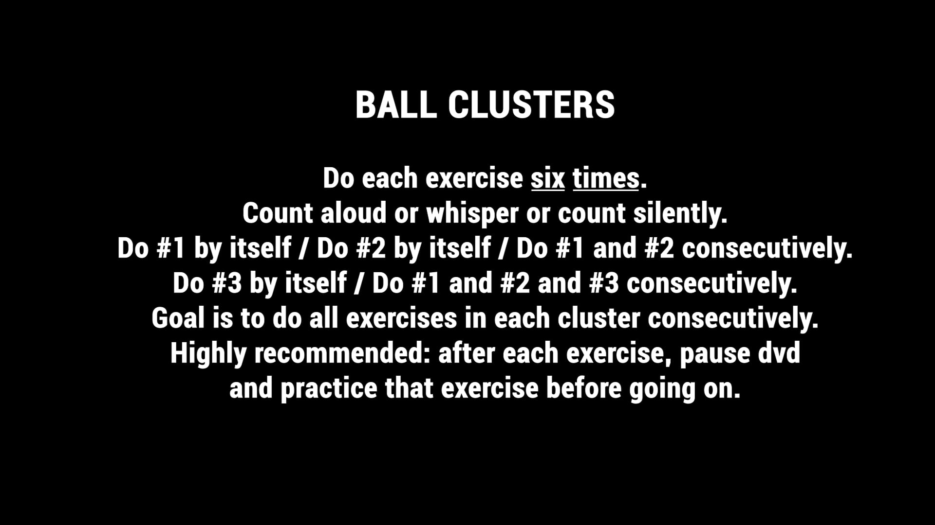 Cluster One with intro