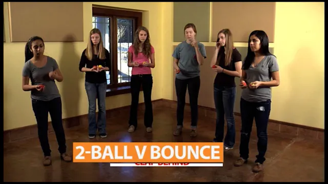 2 ball v bounce clap behind