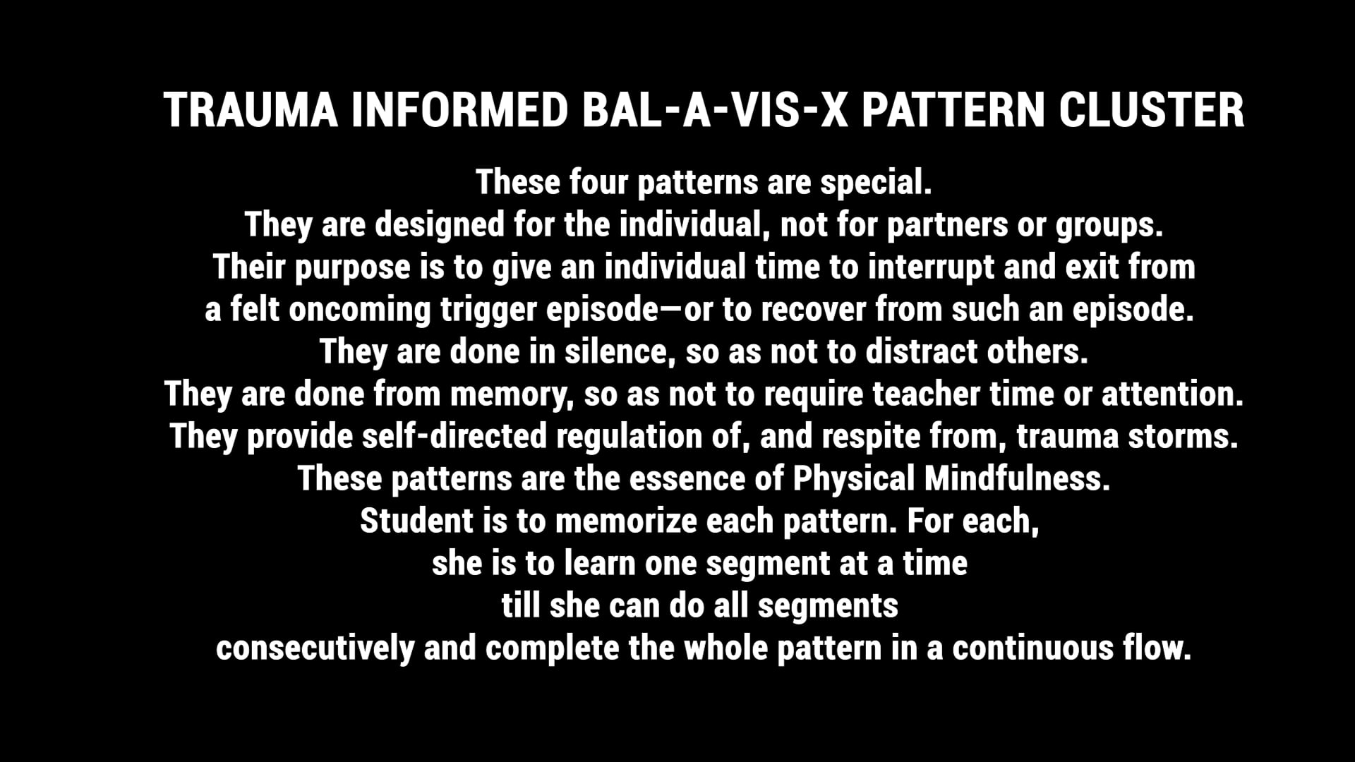 Cluster Ten with TIB Intro Pattern One