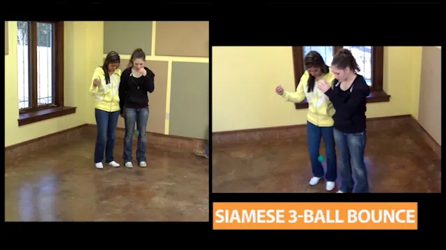Siamese 3 ball bounce