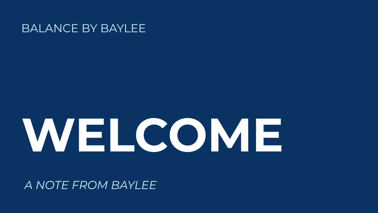 WELCOME