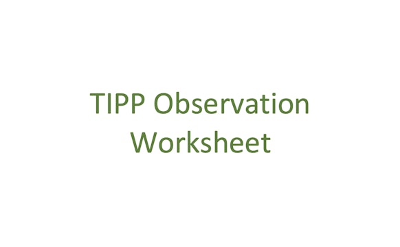 TIPP Worksheet