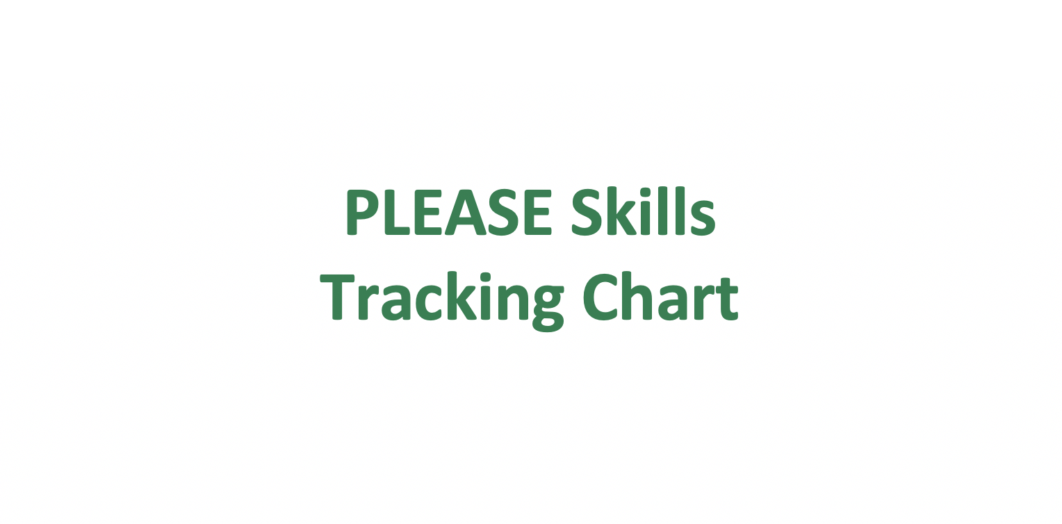 PLEASE Skills Tracking Chart