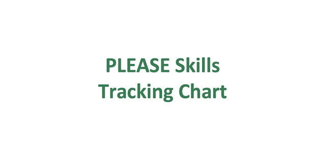 PLEASE Skills Tracking Chart