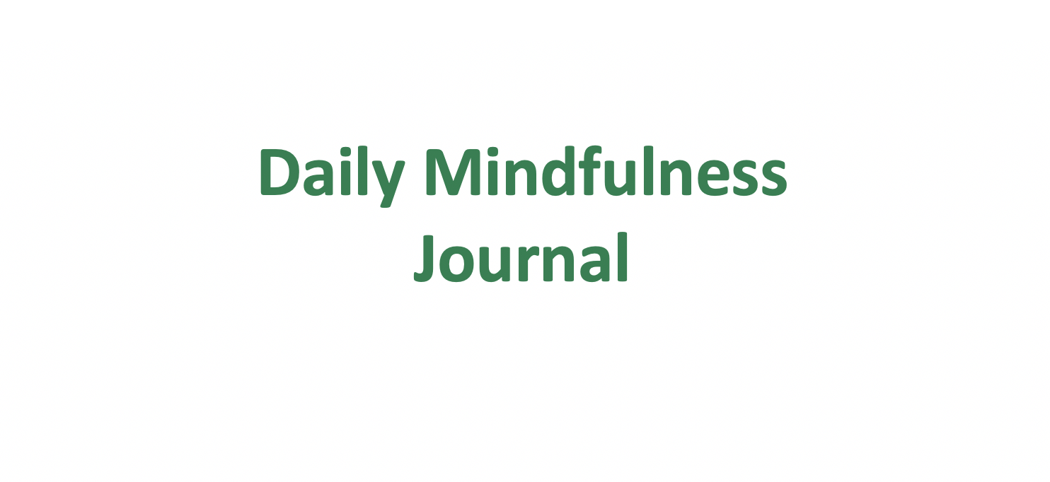 Daily Mindfulness Journal