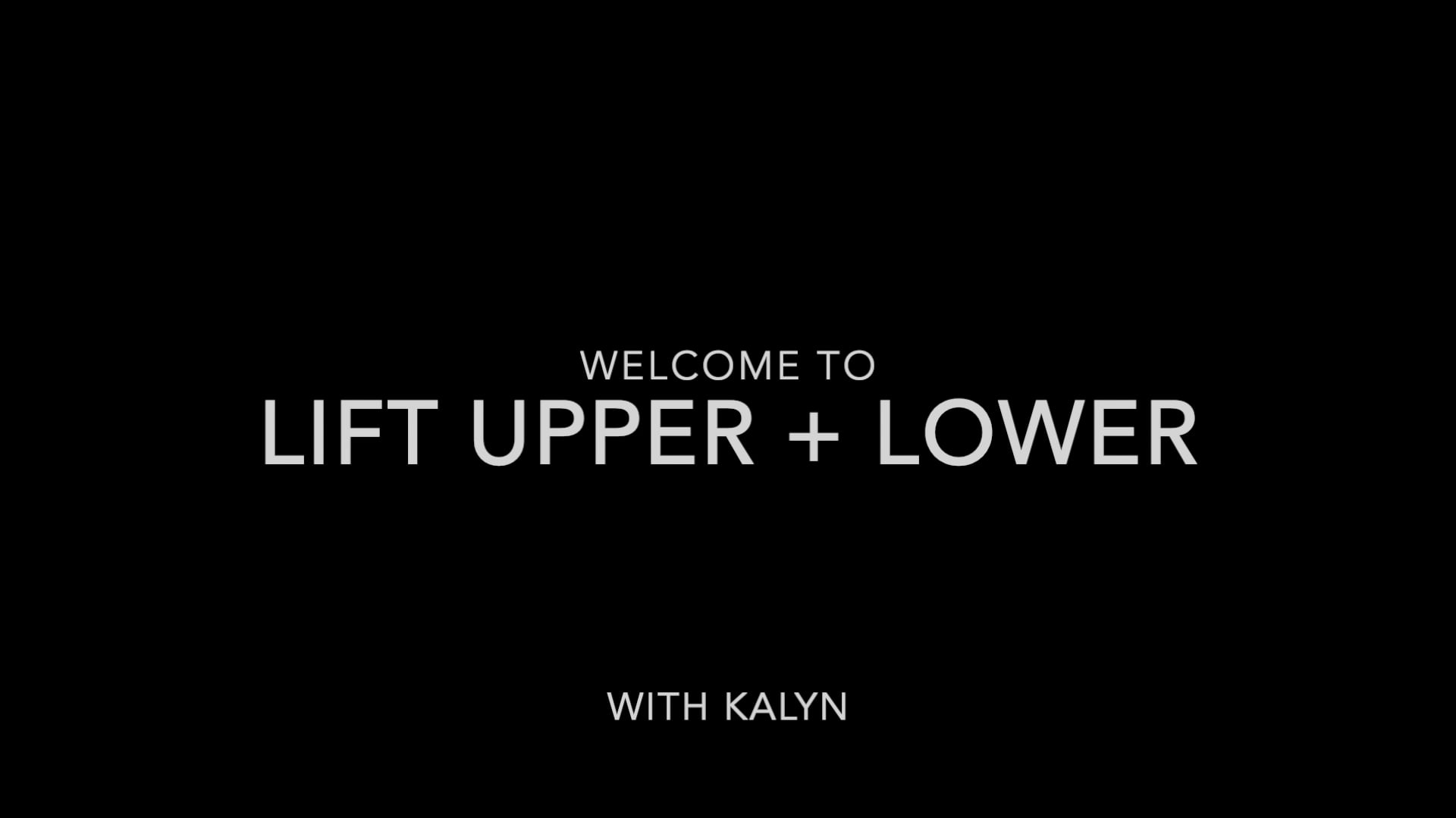 L I F T (UPPER + LOWER) (18)