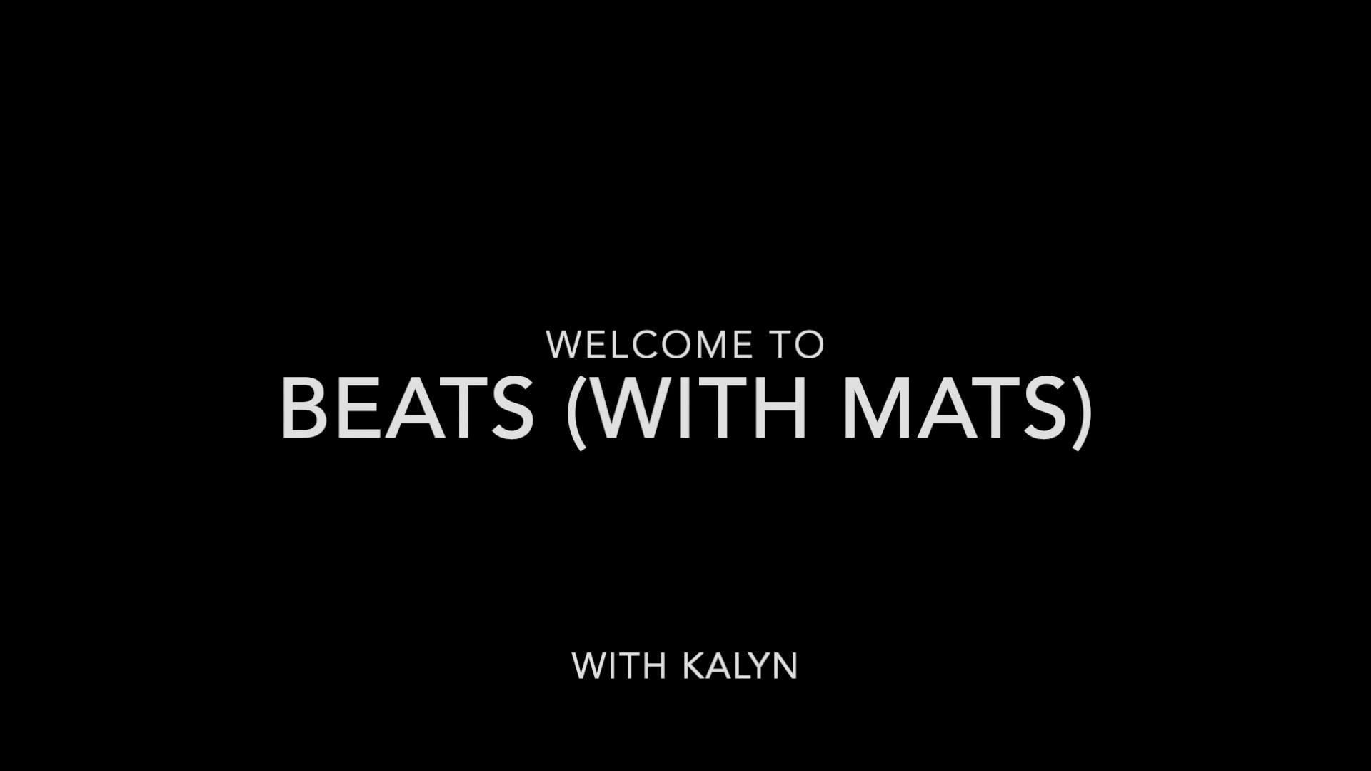 B E A T S (WITH MATS) (26) *NEW*