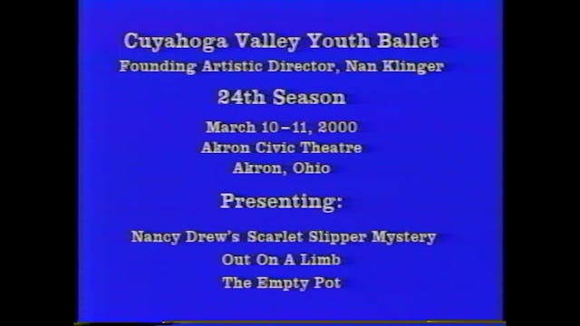 2000 Civic -24th season-Nancy Drew-Out on a Limb-The Empy Pot