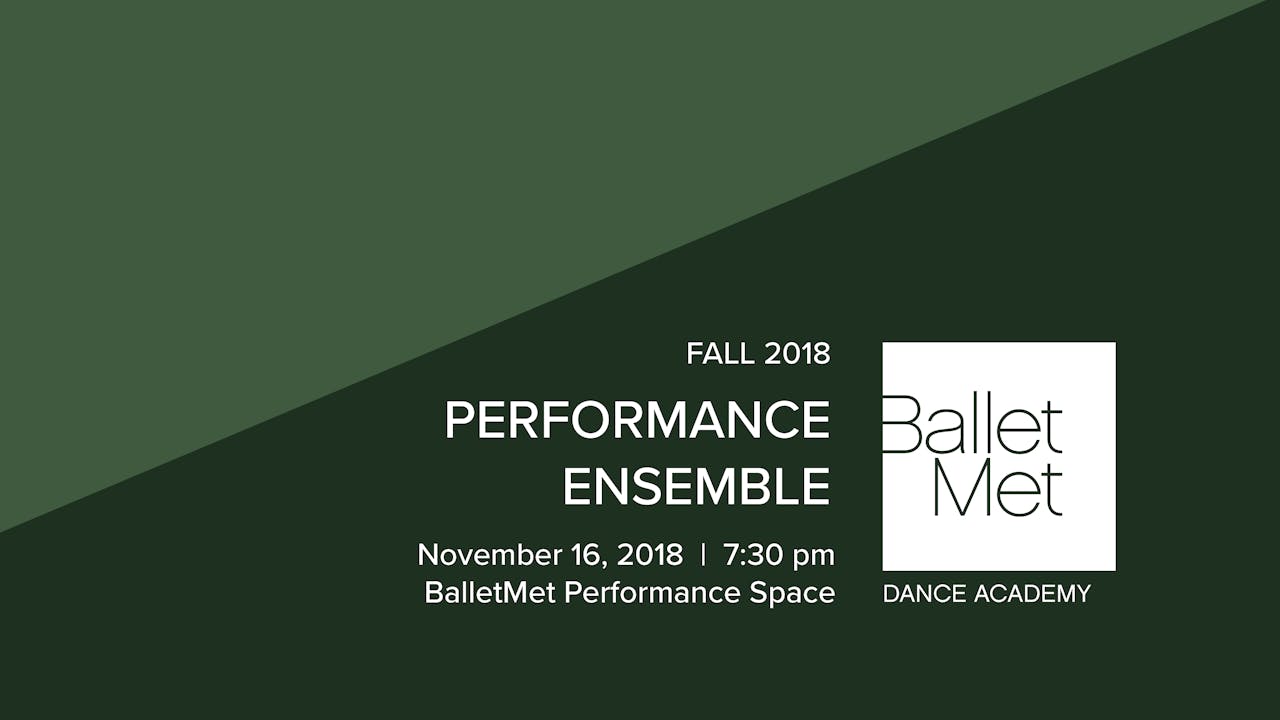 2018 Fall Performance Ensemble 11/16/2018