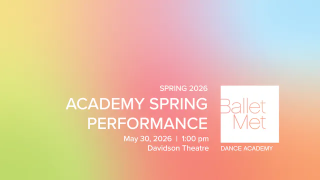 2026 Academy Spring Performance 05/30/2026 1:00pm