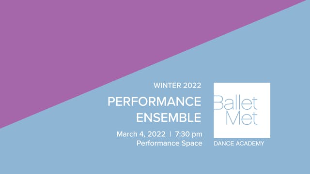 2022 Winter Performance Ensemble 03/04/2022