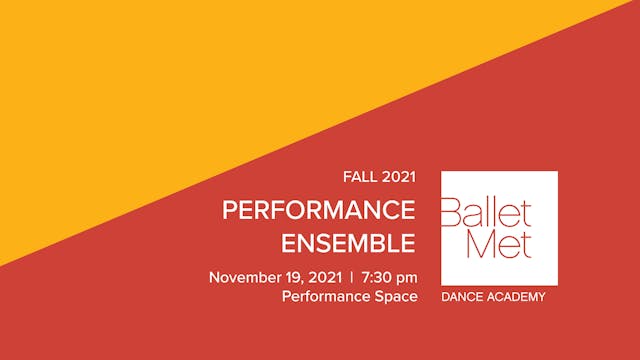 Fall 2021 Performance Ensemble 11/19/2021