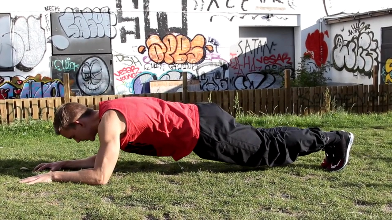 Tigerbend push ups