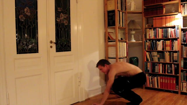 Handstand wall hold