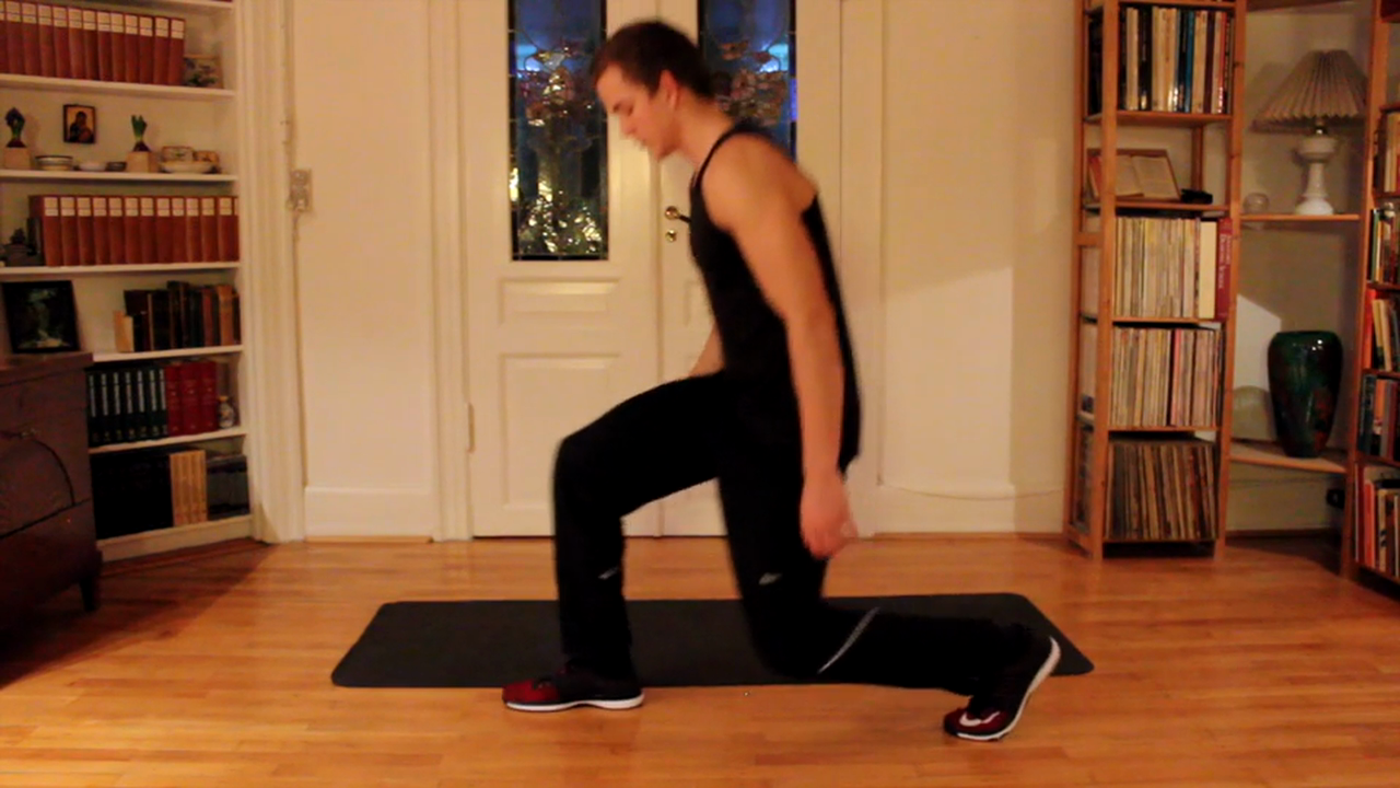 Jumping lunges
