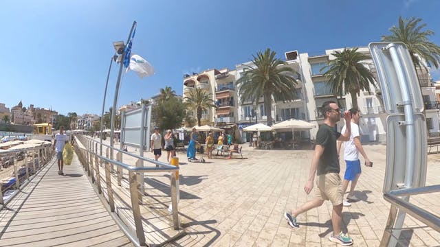 Sitges Beach Walk 9 Aug 02