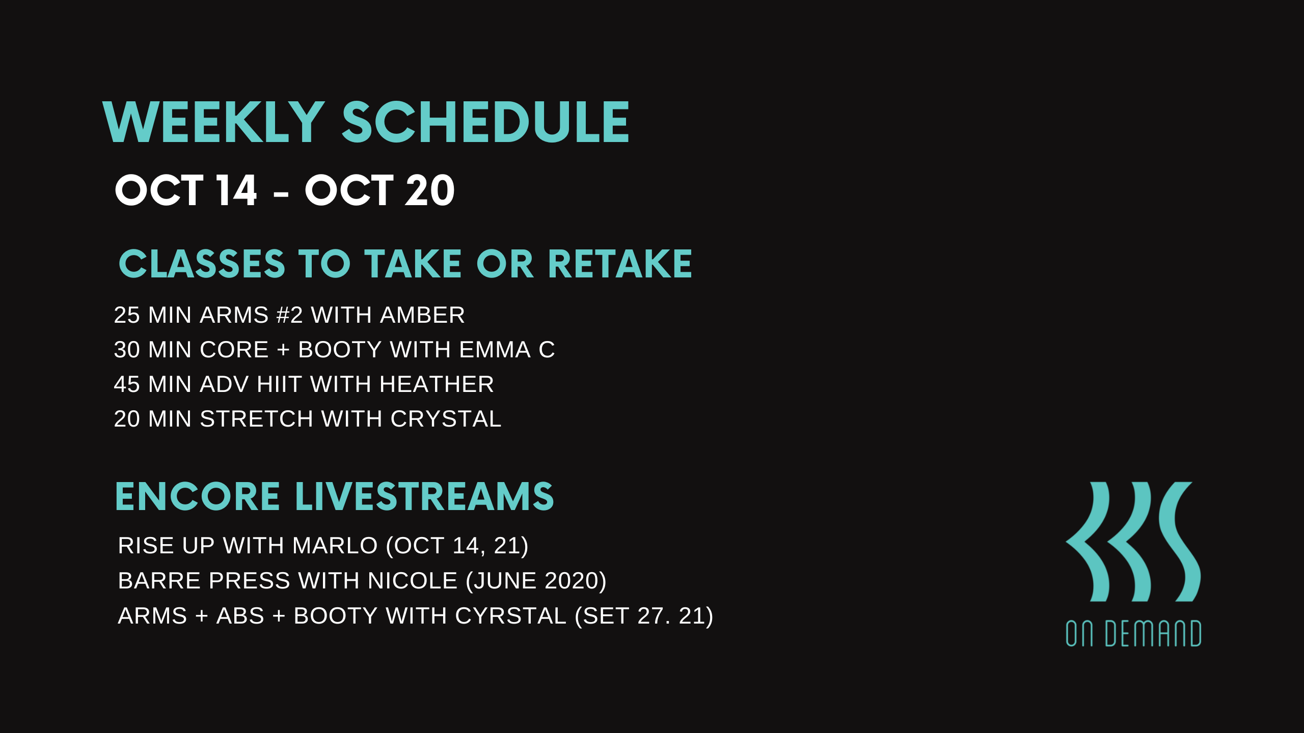 Oct 14 to Oct 20, 2022