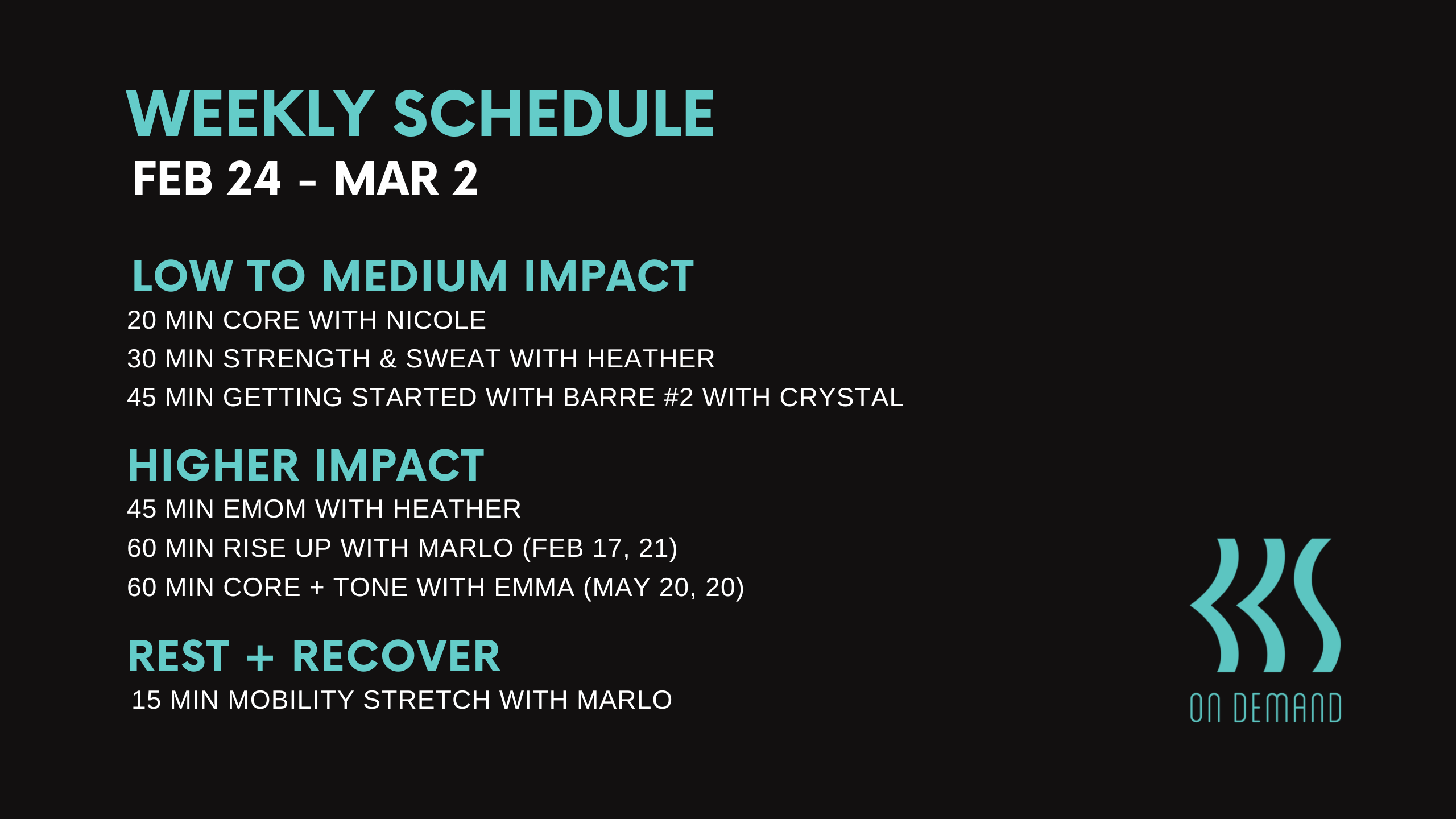 Feb 24 to Mar 2, 2023