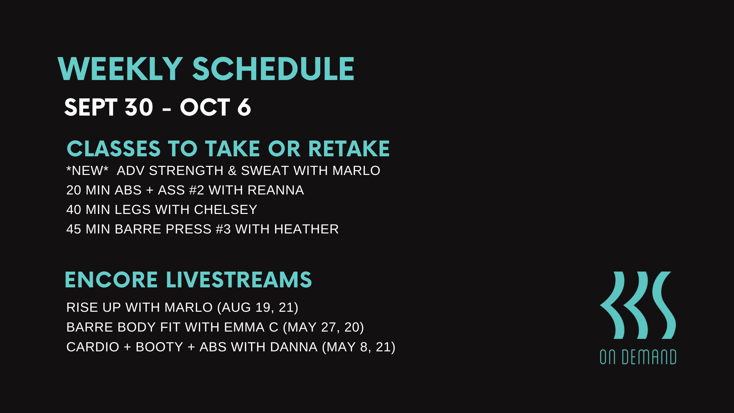 Sept 30 to Oct 6, 2022