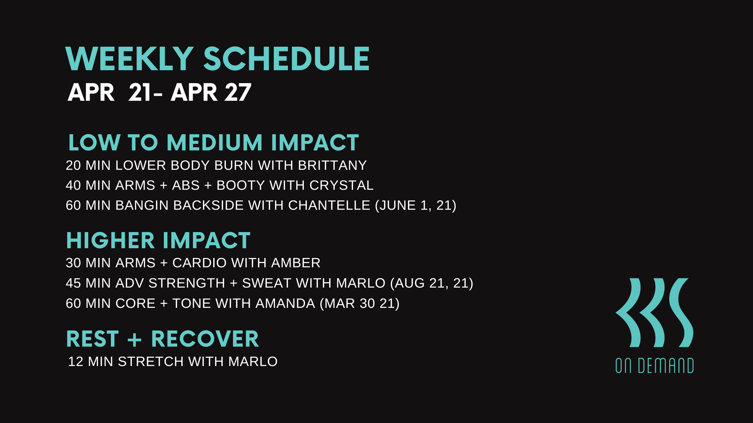 Apr 21 to Apr 27, 2023